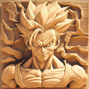 3D model Son Gohan   FROM Kakarrot (STL)